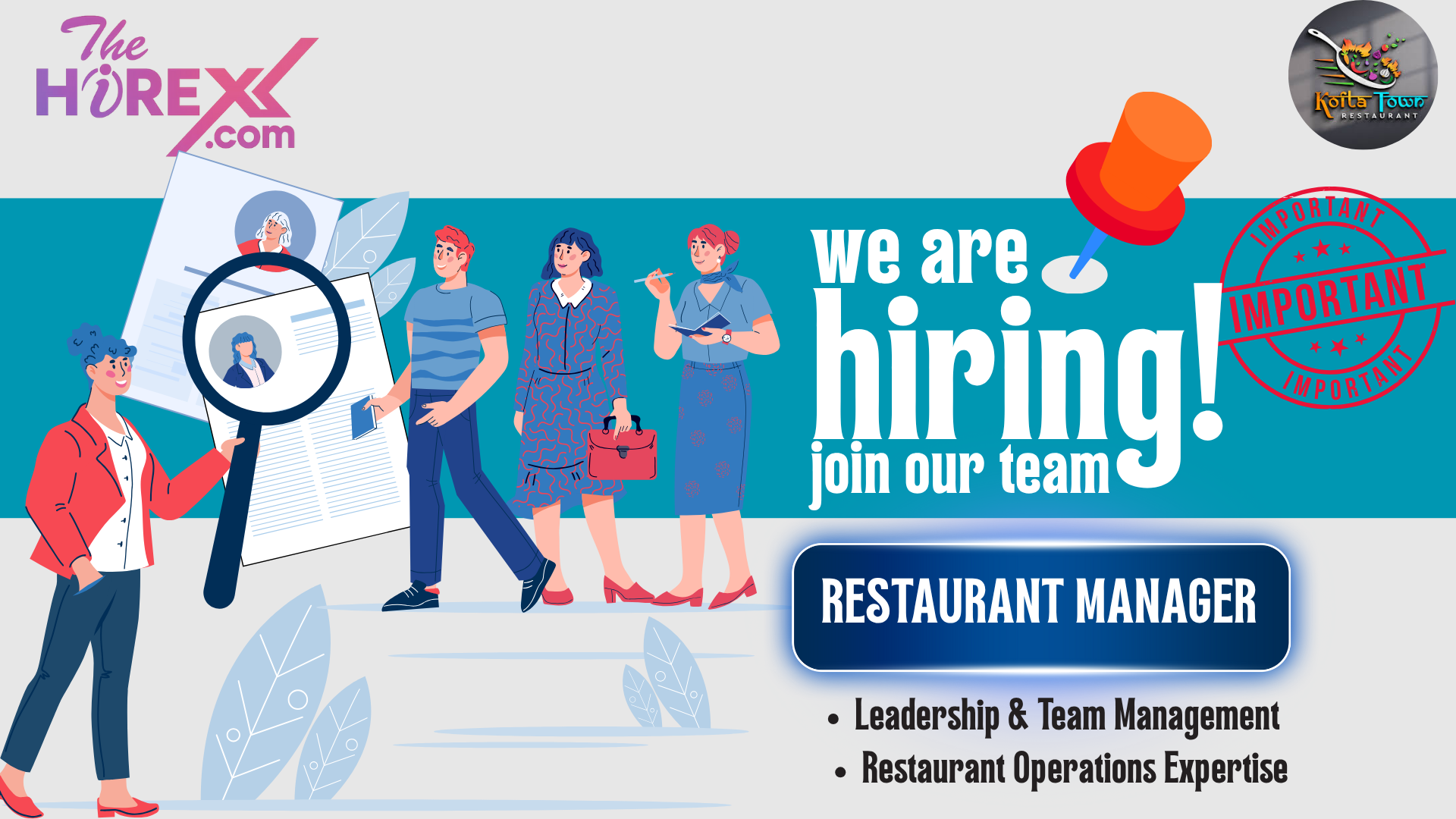 We are hiring for Restaurant Manager Kofta Town at Kofta Town