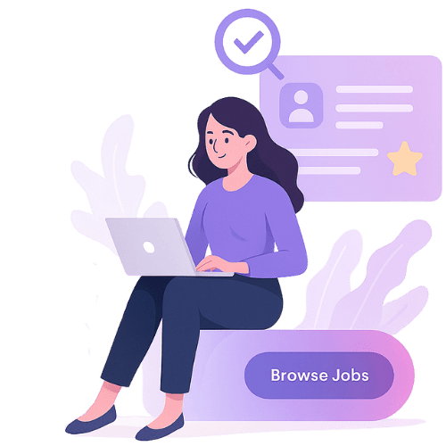 Job Hunt Illustration